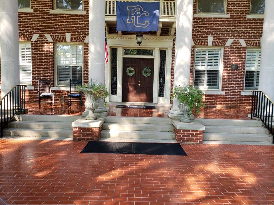 Exterior pressure washing for presbyterian college clinton sc