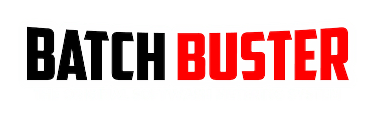 Batch buster metering valve logo banner