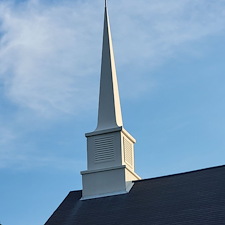 Pressure Washing Church Steeple Ware Shoals, SC 4