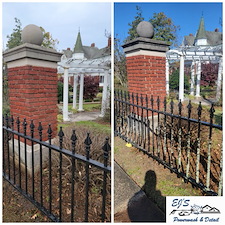 Pressure Washing Concrete Sidewalks Fencing Simpsonville, SC 3