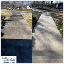 Pressure Washing Concrete Sidewalks Fencing Simpsonville, SC 6