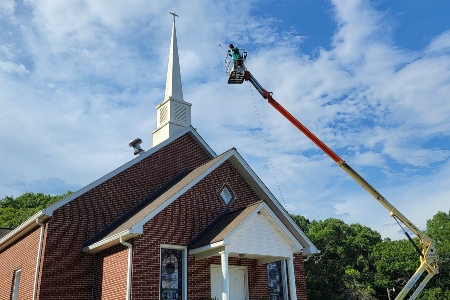 Steeple Cleaning Thumbnail